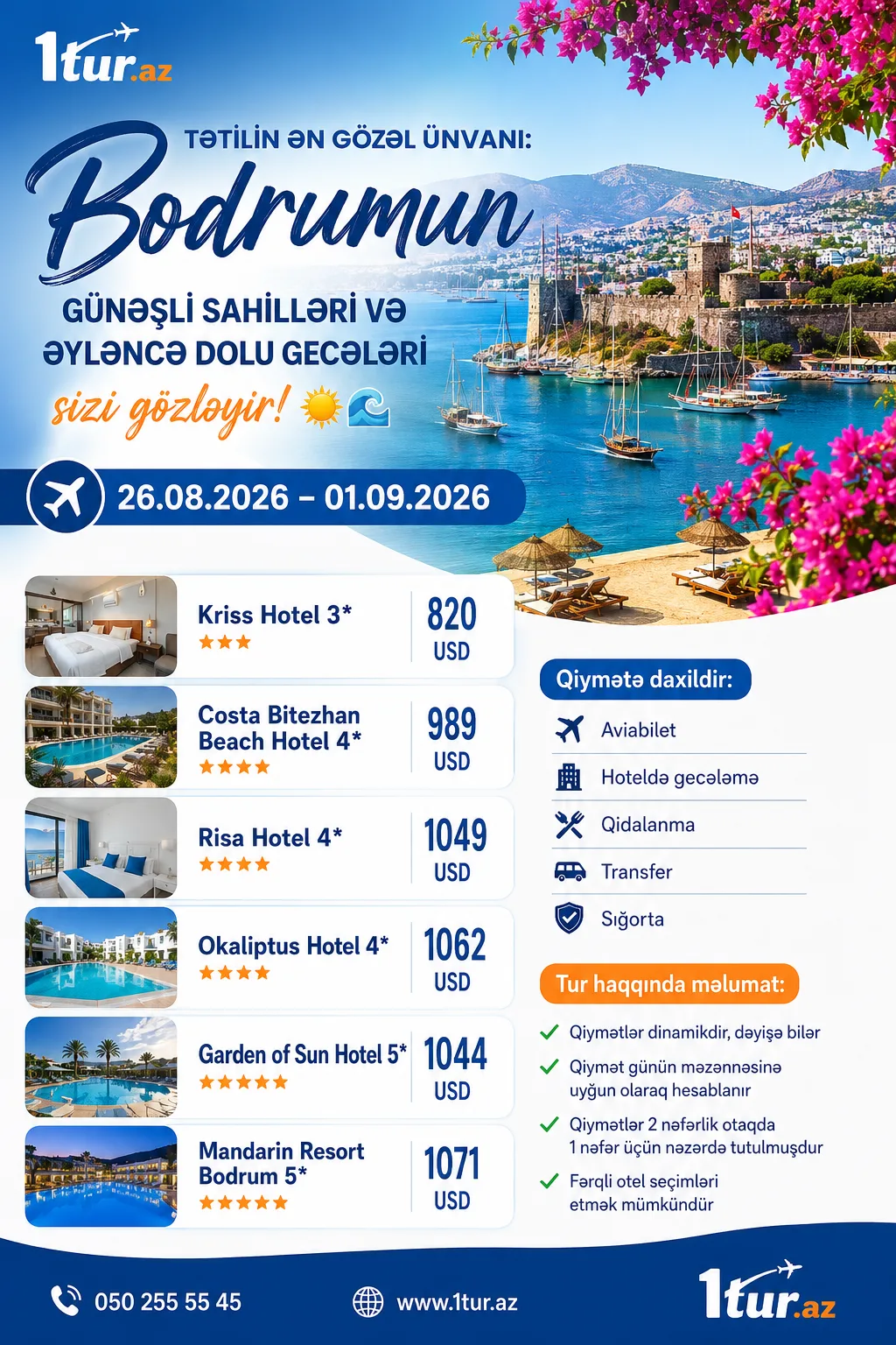 Tətilin ən gözəl ünvanı: Bodrum